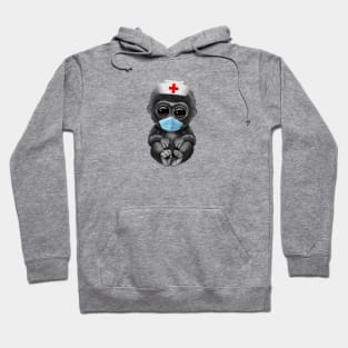 Cute Baby Gorilla Nurse Hoodie